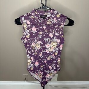 Floral Sleeveless Bodysuit